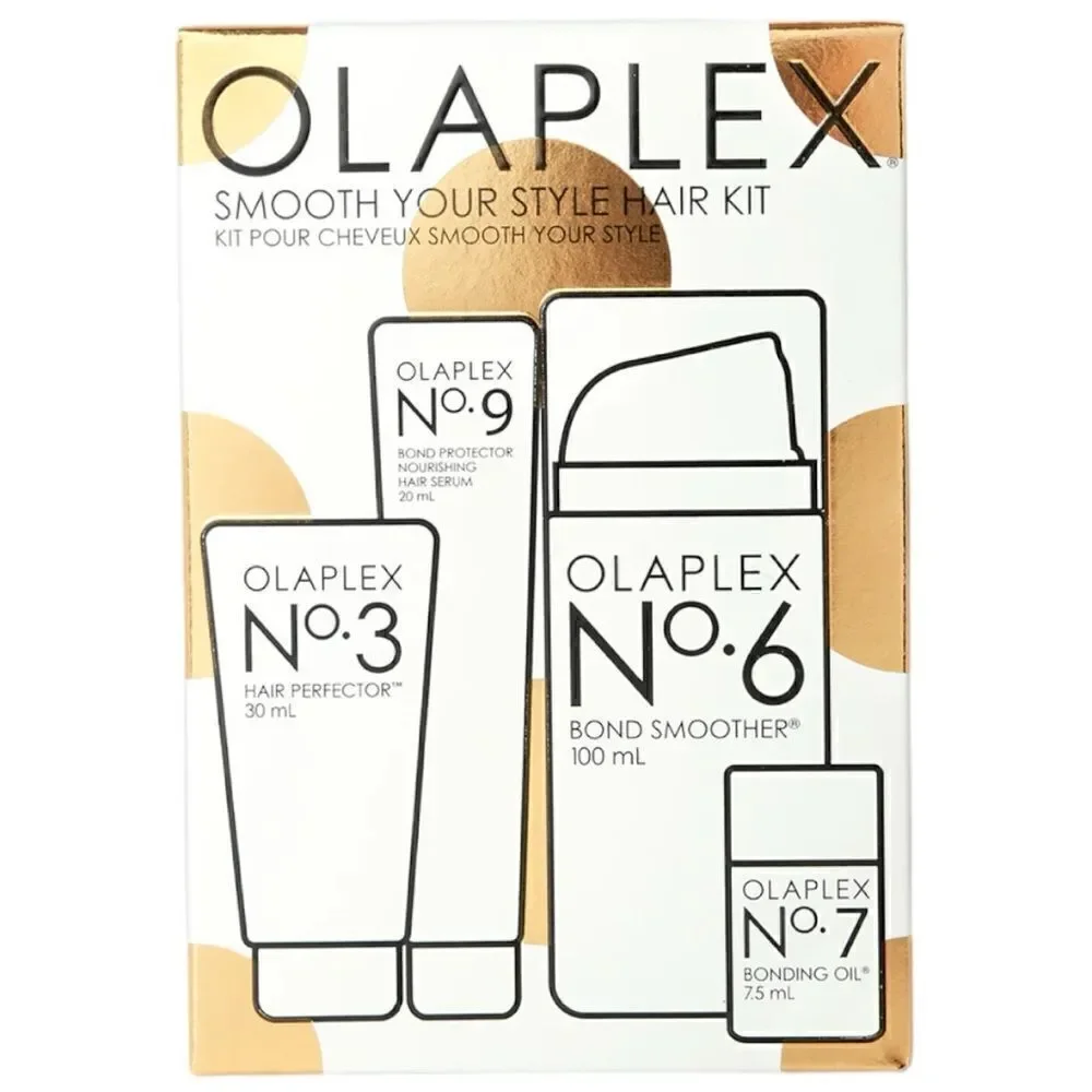 OLAPLEX SMOOTH YOUR HAIR STYLE HAIR KIT Sleek, strong hair is 🎁 of the season